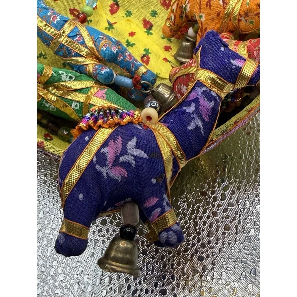 Indian Camel Umbrella Mobile Wall Hanging Puppets Boho Home Decor